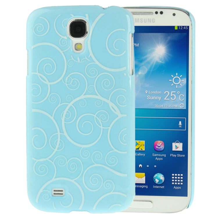 Spiral Decorative Pattern Smooth Surface Plastic Case for Galaxy S IV / i9500