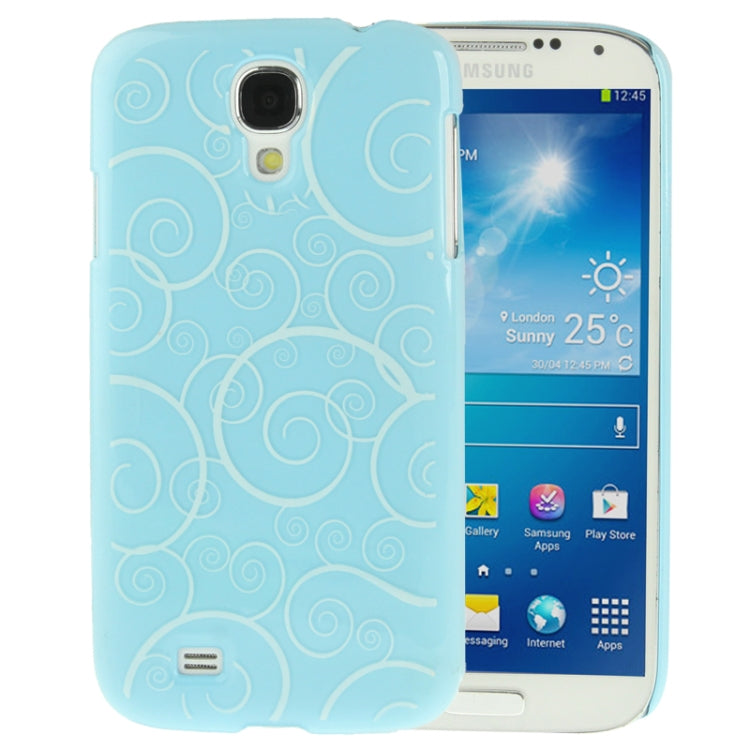 Spiral Decorative Pattern Smooth Surface Plastic Case for Galaxy S IV / i9500
