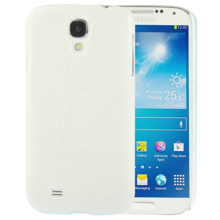 Spiral Decorative Pattern Smooth Surface Plastic Case for Galaxy S IV / i9500