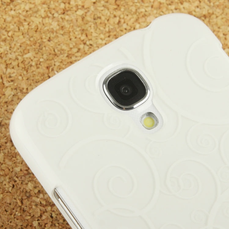 Spiral Decorative Pattern Smooth Surface Plastic Case for Galaxy S IV / i9500