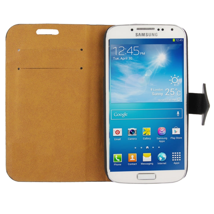2-color Fine Sheepskin Texture Flip Leather Case with Credit Card Slots & Holder for Galaxy S IV / i9500