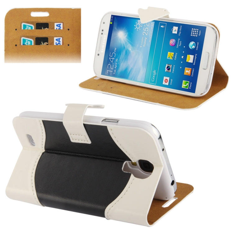 2-color Fine Sheepskin Texture Flip Leather Case with Credit Card Slots & Holder for Galaxy S IV / i9500