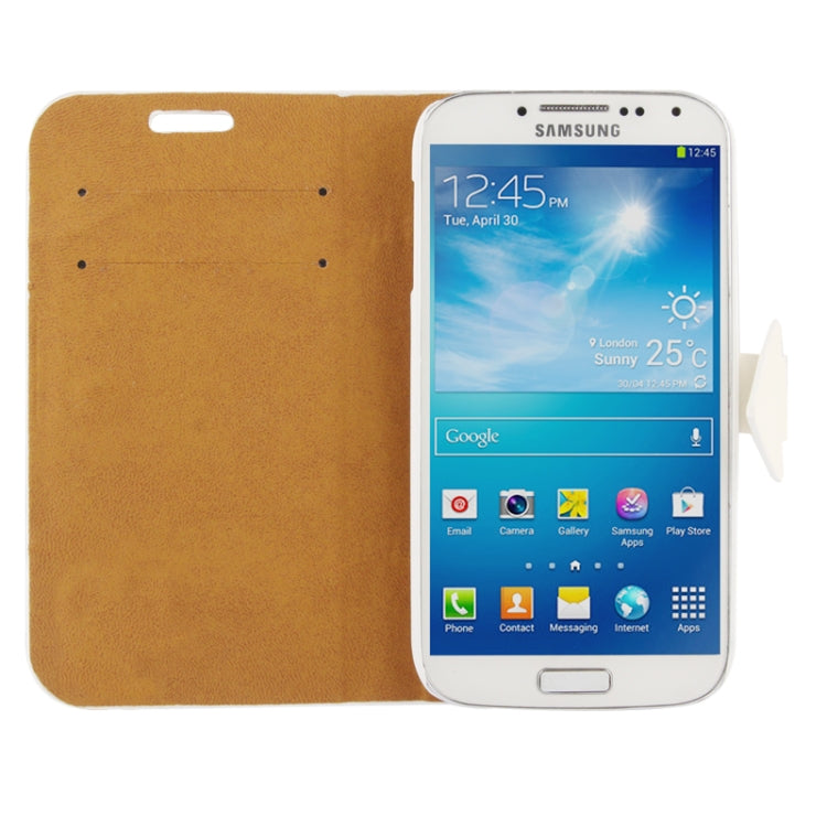 2-color Fine Sheepskin Texture Flip Leather Case with Credit Card Slots & Holder for Galaxy S IV / i9500