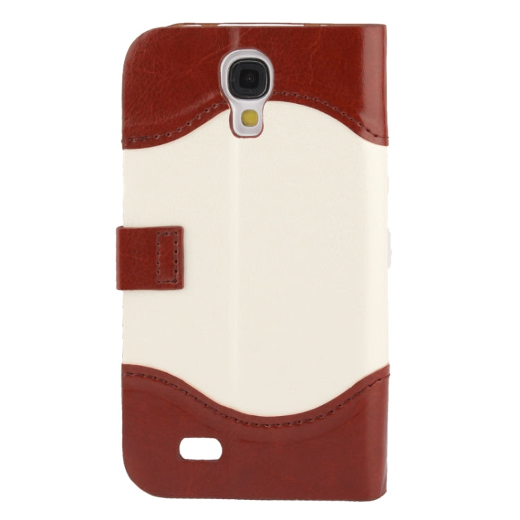 2-color Fine Sheepskin Texture Flip Leather Case with Credit Card Slots & Holder for Galaxy S IV / i9500