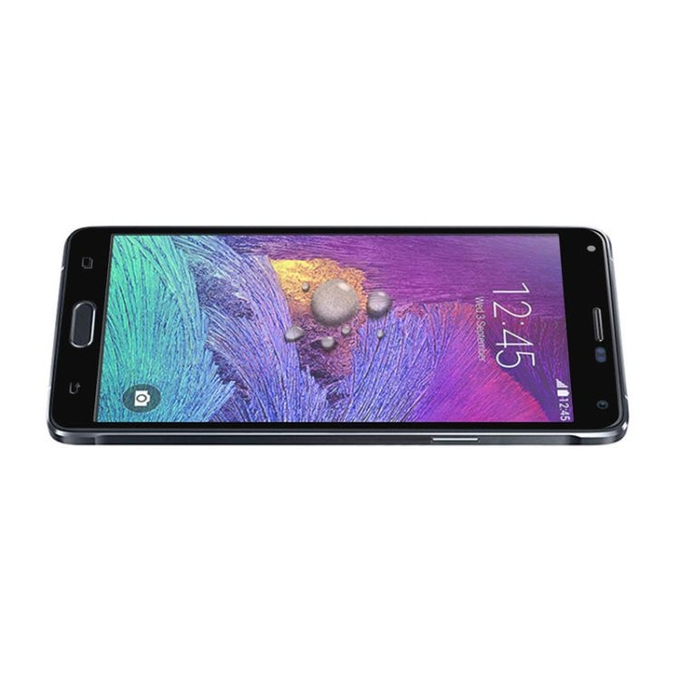 0.3mm 2.5D Explosion-proof Colorized Tempered Glass Silk-screen Full Screen Film for Galaxy Note 4 / N910