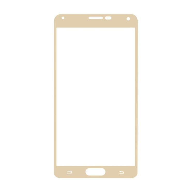 0.3mm 2.5D Explosion-proof Colorized Tempered Glass Silk-screen Full Screen Film for Galaxy Note 4 / N910