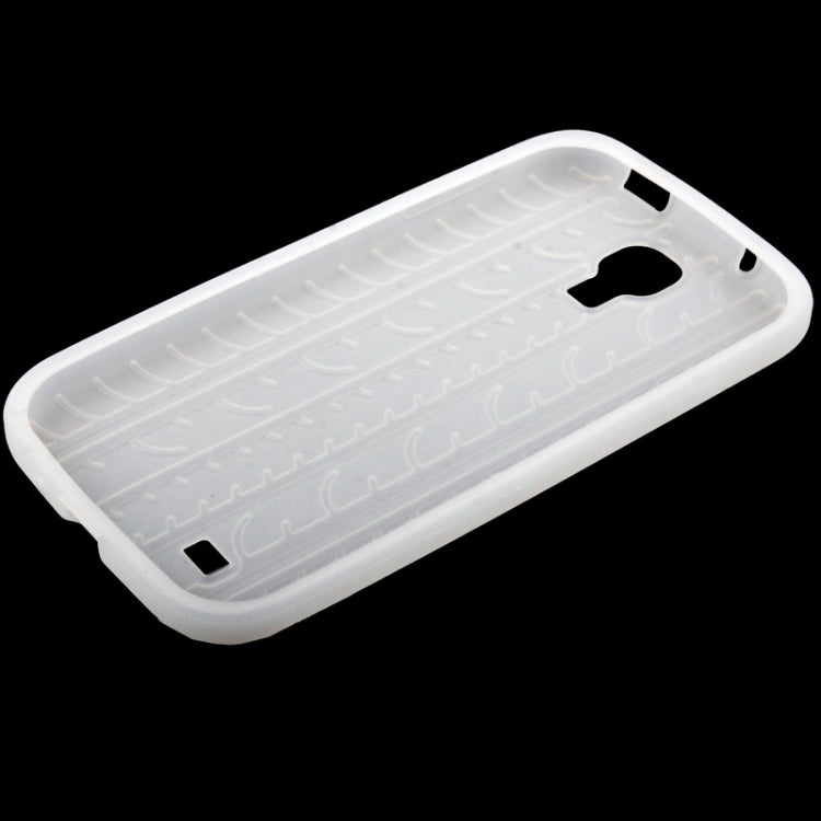Pure Color Tyre Texture Silicone Case for Galaxy S IV / i9500