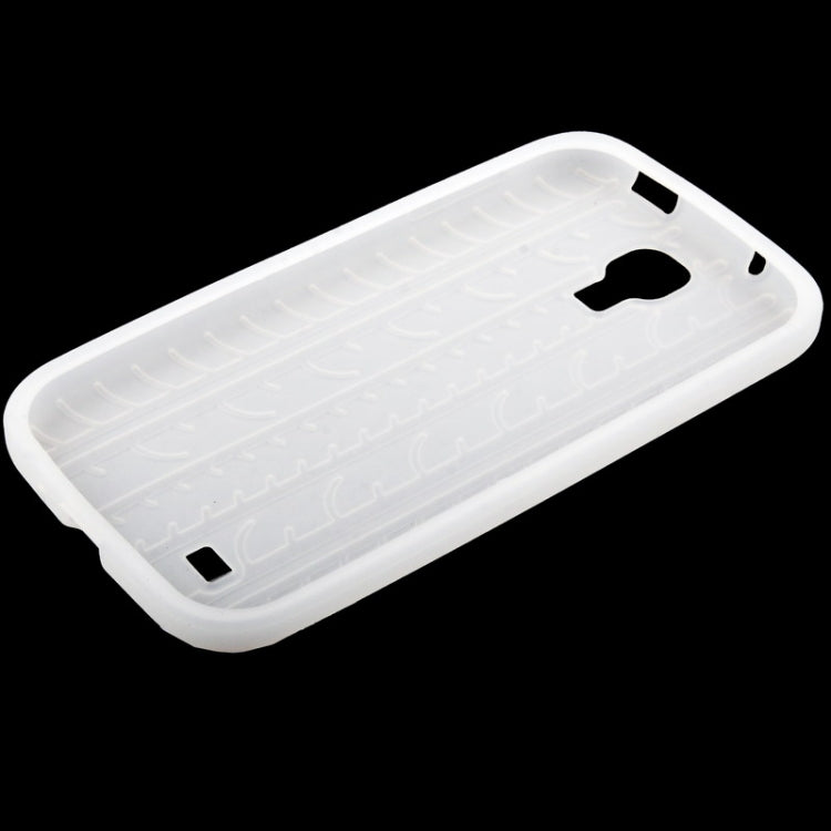 Pure Color Tyre Texture Silicone Case for Galaxy S IV / i9500