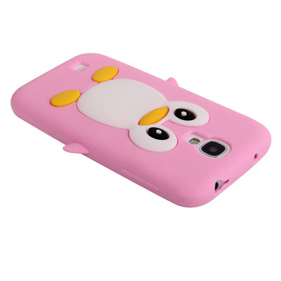 3D Penguin Shaped Silicon Protective Case for Galaxy S IV / i9500