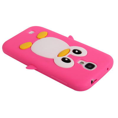 3D Penguin Shaped Silicon Protective Case for Galaxy S IV / i9500