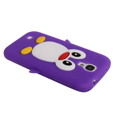3D Penguin Shaped Silicon Protective Case for Galaxy S IV / i9500