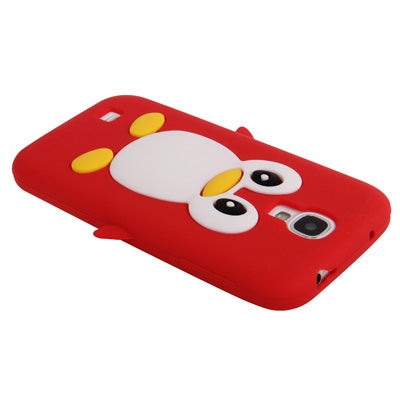 3D Penguin Shaped Silicon Protective Case for Galaxy S IV / i9500
