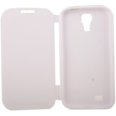 Cross Texture Horizontal Flip Scrub TPU Case for Galaxy S IV / i9500 (White)(Black)