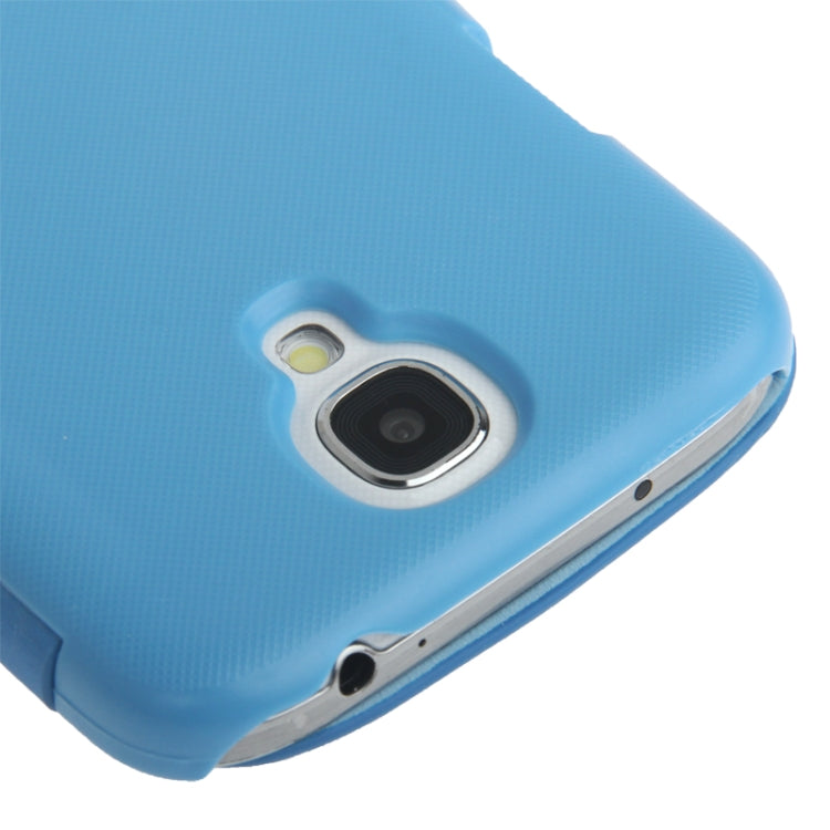 Brushed Texture Horizontal Flip Leather Case for Galaxy S IV / i9500