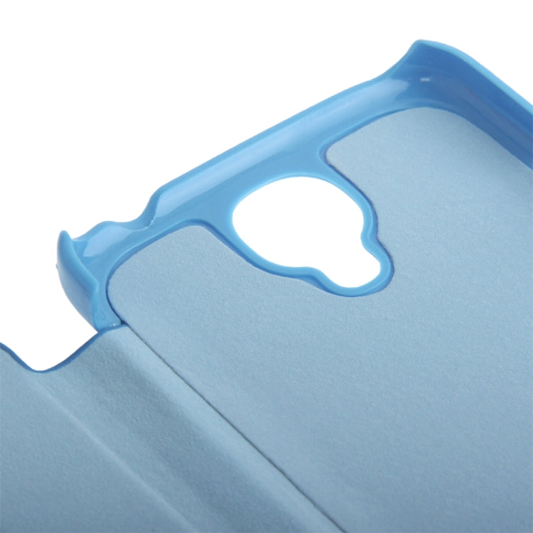 Brushed Texture Horizontal Flip Leather Case for Galaxy S IV / i9500