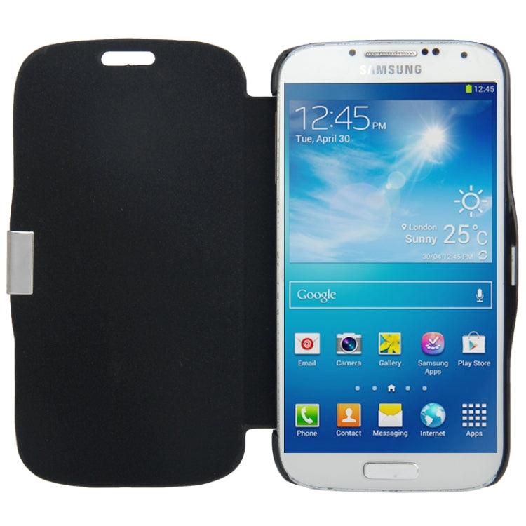 Brushed Texture Horizontal Flip Leather Case for Galaxy S IV / i9500