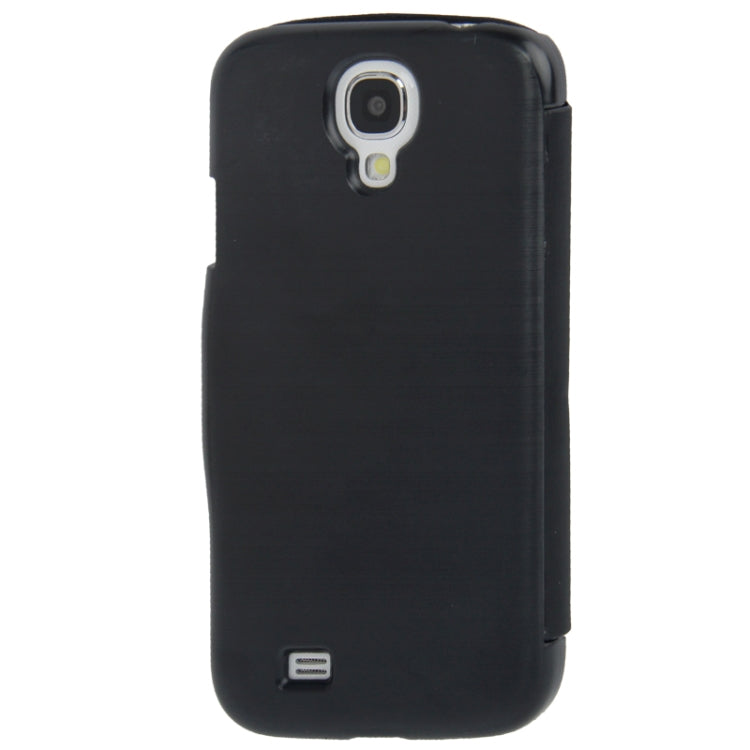 Brushed Texture Horizontal Flip Leather Case for Galaxy S IV / i9500