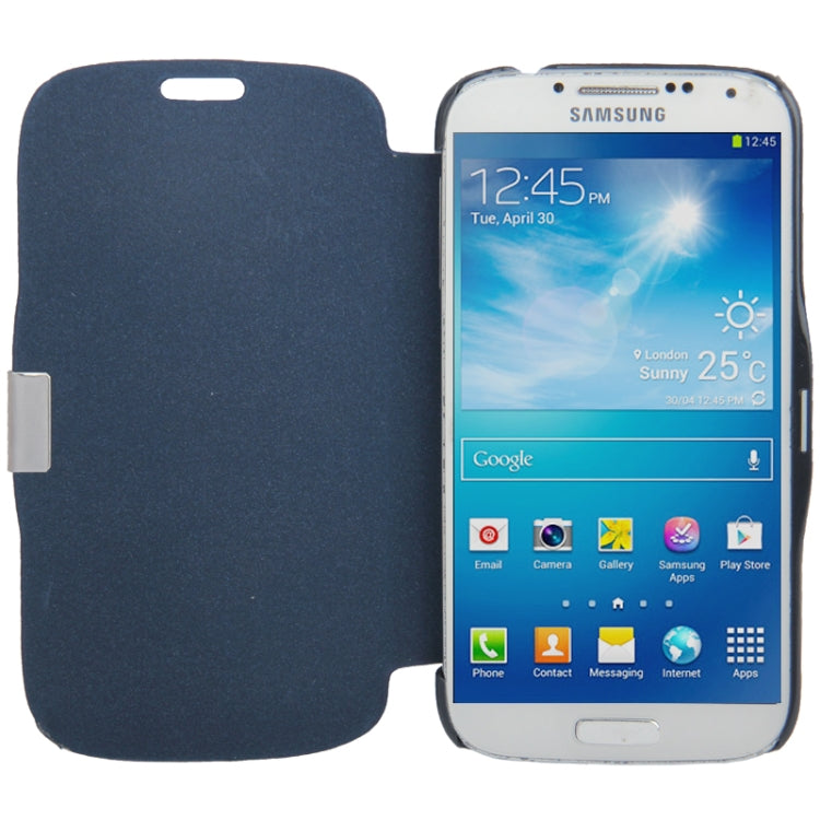 Brushed Texture Horizontal Flip Leather Case for Galaxy S IV / i9500