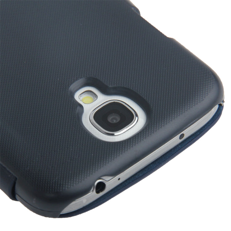 Brushed Texture Horizontal Flip Leather Case for Galaxy S IV / i9500