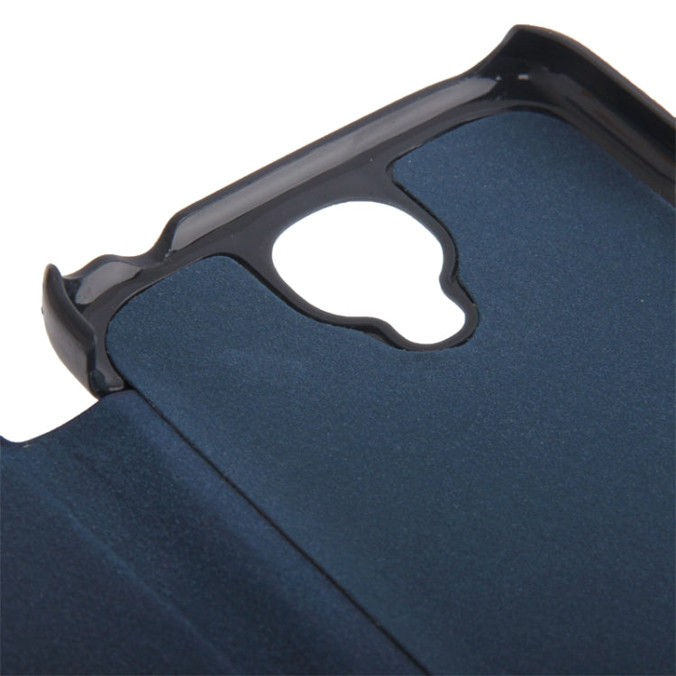 Brushed Texture Horizontal Flip Leather Case for Galaxy S IV / i9500