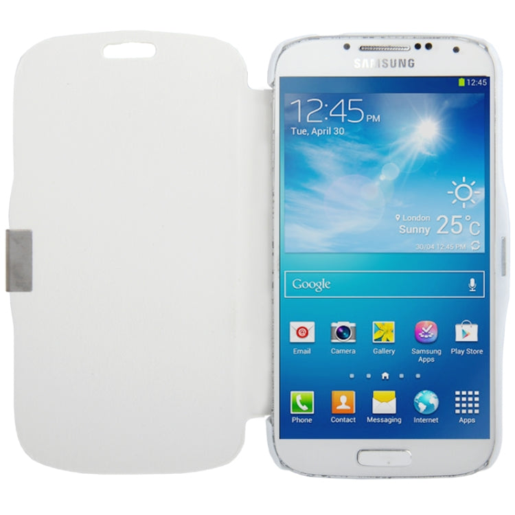 Brushed Texture Horizontal Flip Leather Case for Galaxy S IV / i9500