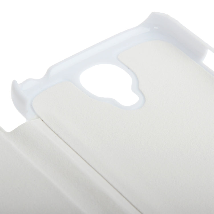 Brushed Texture Horizontal Flip Leather Case for Galaxy S IV / i9500