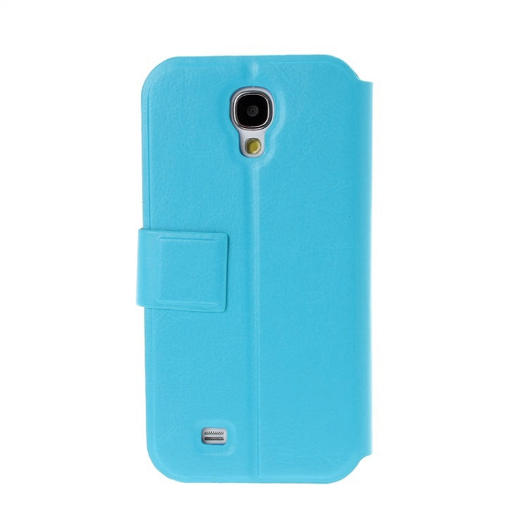 Diamond Encrusted Swan Pattern Flip Leather Case with Credit Card Slot & Holder for Galaxy S IV / i9500