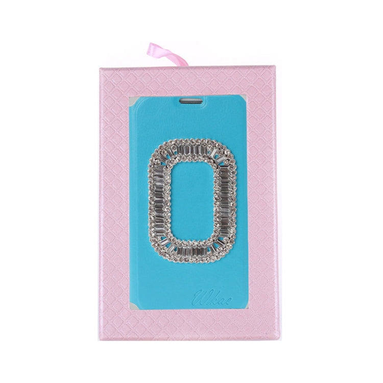 Annulus Style Diamond Encrusted Leather Case with Credit Card Slot & Holder for Galaxy S IV / i9500