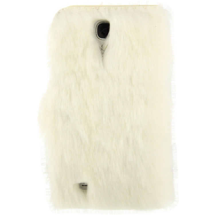 Diamond Encrusted Winter Warm Fur Leather Case with Credit Card Slot & Holder for Galaxy S IV / i9500