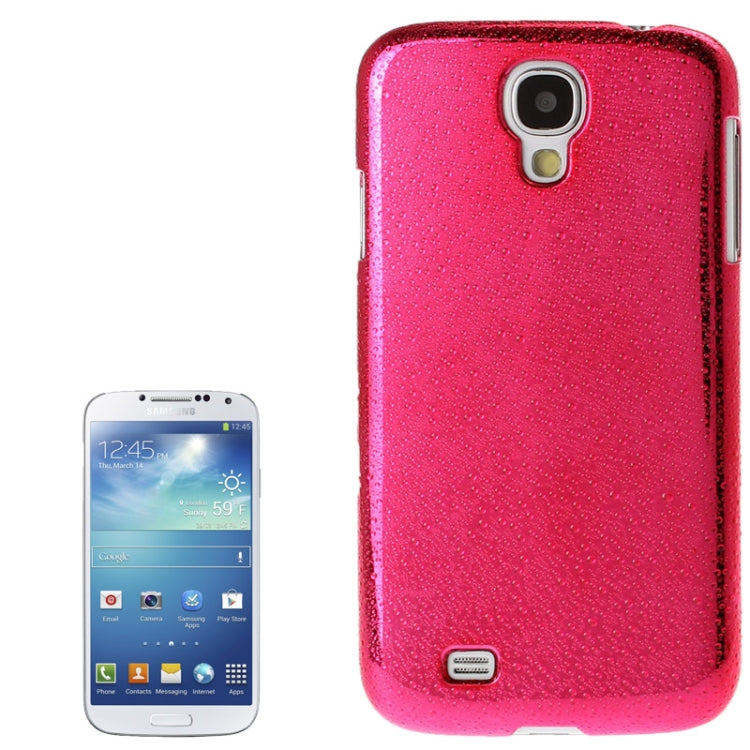 Raindrop Effect Plastic Case for Galaxy S IV / i9500(Magenta)