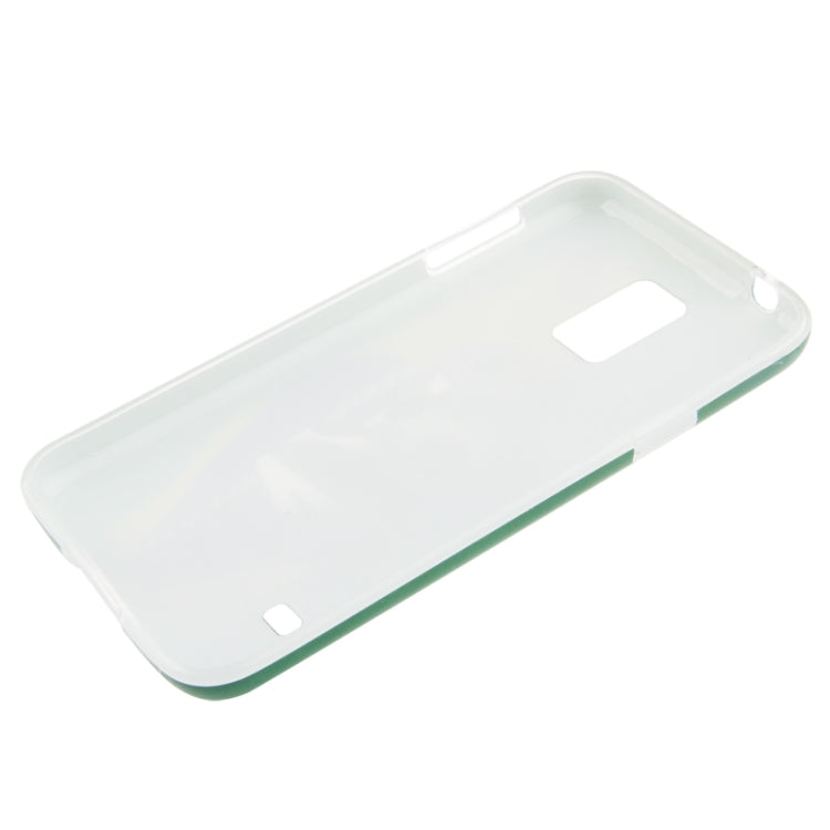 World Cup Soccer Pattern TPU Case for Galaxy S5 / G900(Green)