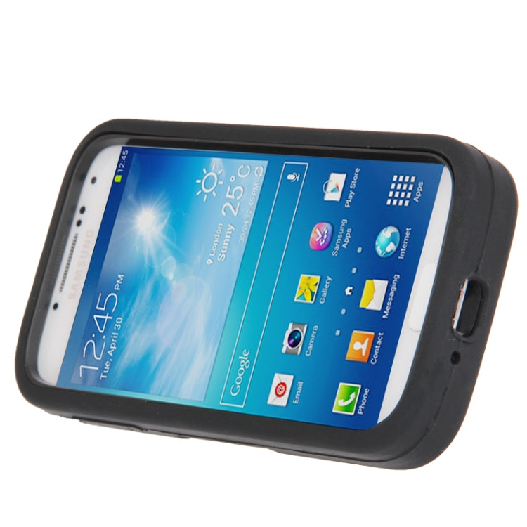 Hard Plastic + Silicone Combination Case with Holder for Galaxy S IV / i9500