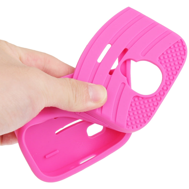 Hard Plastic + Silicone Combination Case with Holder for Galaxy S IV / i9500