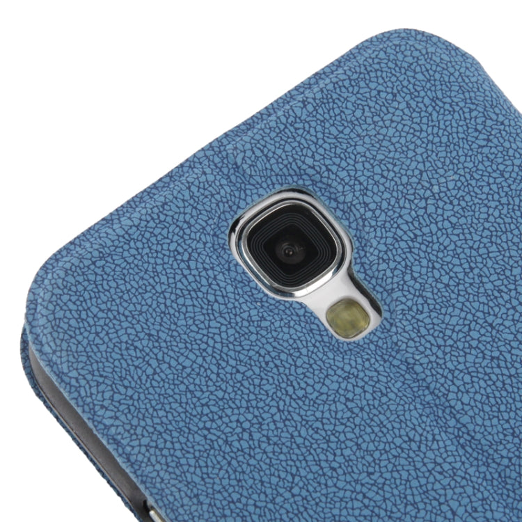 Gravel Texture Horizontal Flip Leather Case with Credit Card Slots & Holder for Galaxy S IV / i9500