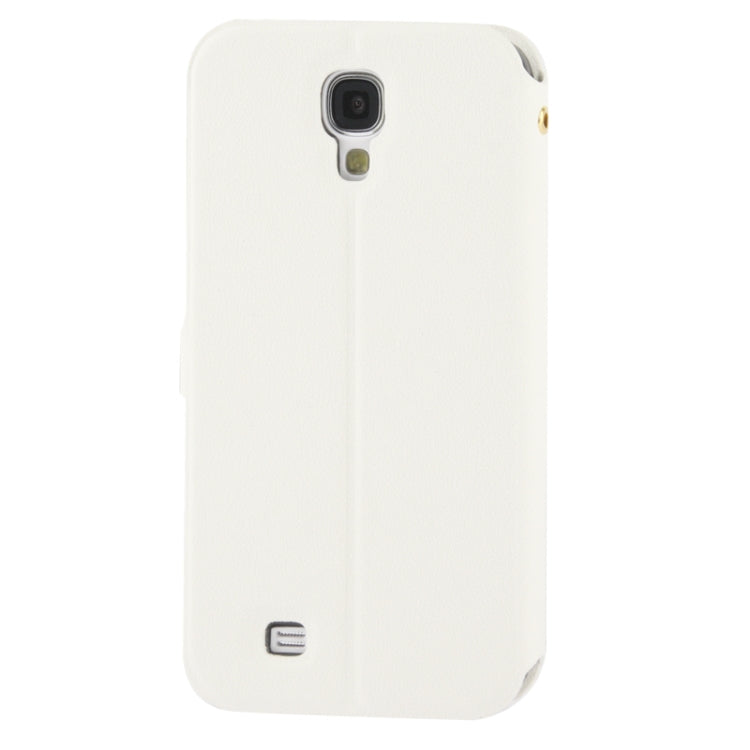 Gravel Texture Horizontal Flip Leather Case with Credit Card Slots & Holder for Galaxy S IV / i9500