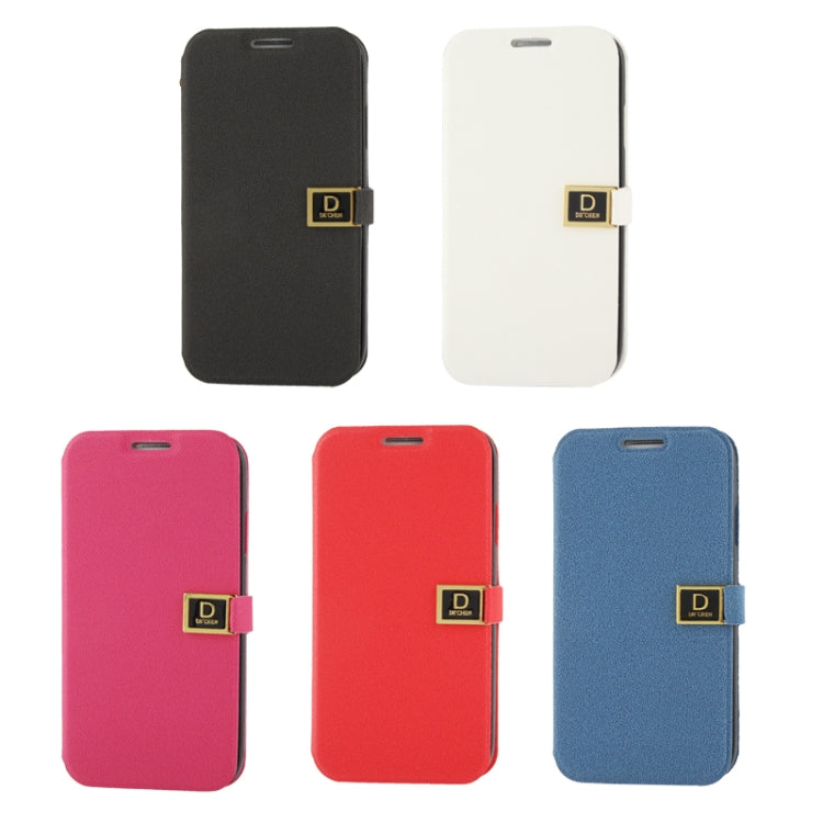 Gravel Texture Horizontal Flip Leather Case with Credit Card Slots & Holder for Galaxy S IV / i9500