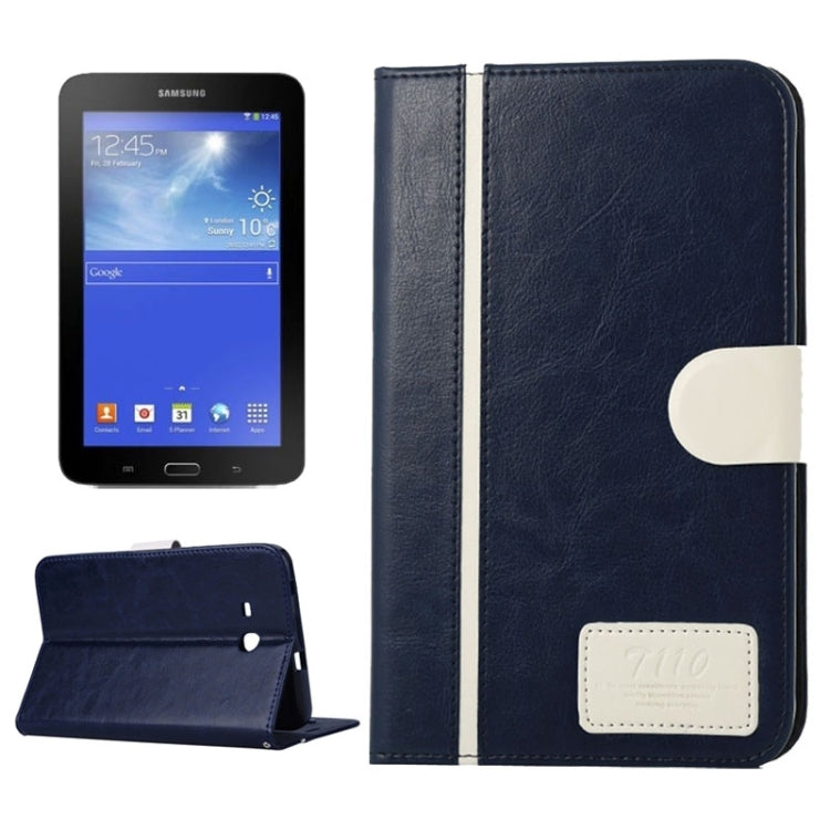 Horizontal Flip Leather Case with Holder & Buckle for Galaxy Tab 4 Lite T116