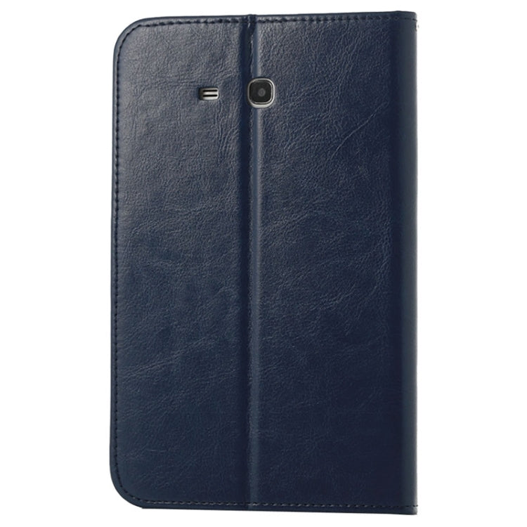 Horizontal Flip Leather Case with Holder & Buckle for Galaxy Tab 4 Lite T116