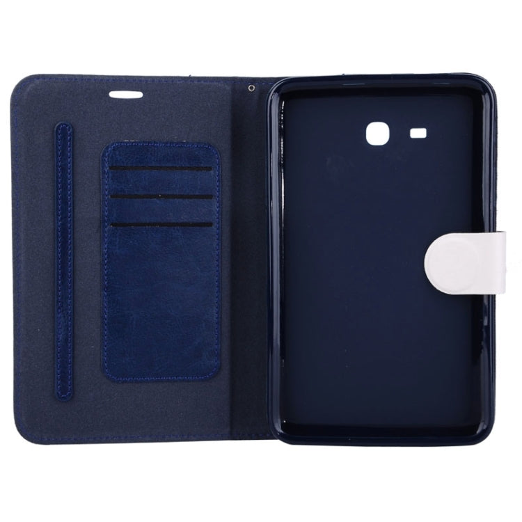 Horizontal Flip Leather Case with Holder & Buckle for Galaxy Tab 4 Lite T116