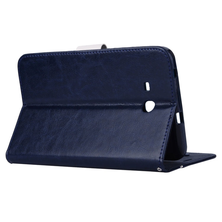 Horizontal Flip Leather Case with Holder & Buckle for Galaxy Tab 4 Lite T116