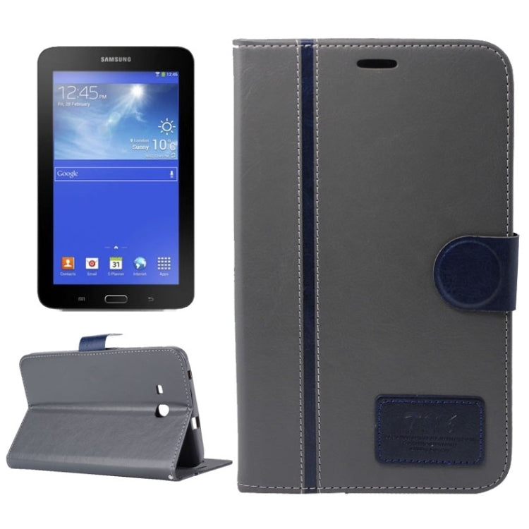 Horizontal Flip Leather Case with Holder & Buckle for Galaxy Tab 4 Lite T116