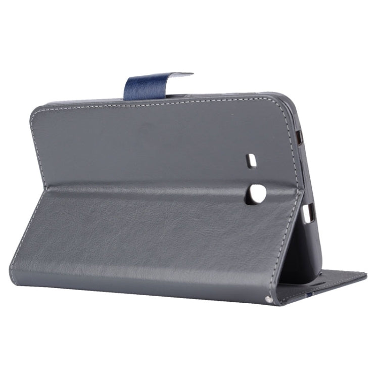 Horizontal Flip Leather Case with Holder & Buckle for Galaxy Tab 4 Lite T116