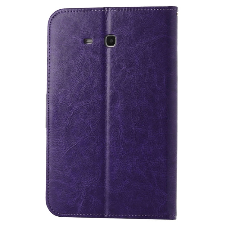 Horizontal Flip Leather Case with Holder & Buckle for Galaxy Tab 4 Lite T116