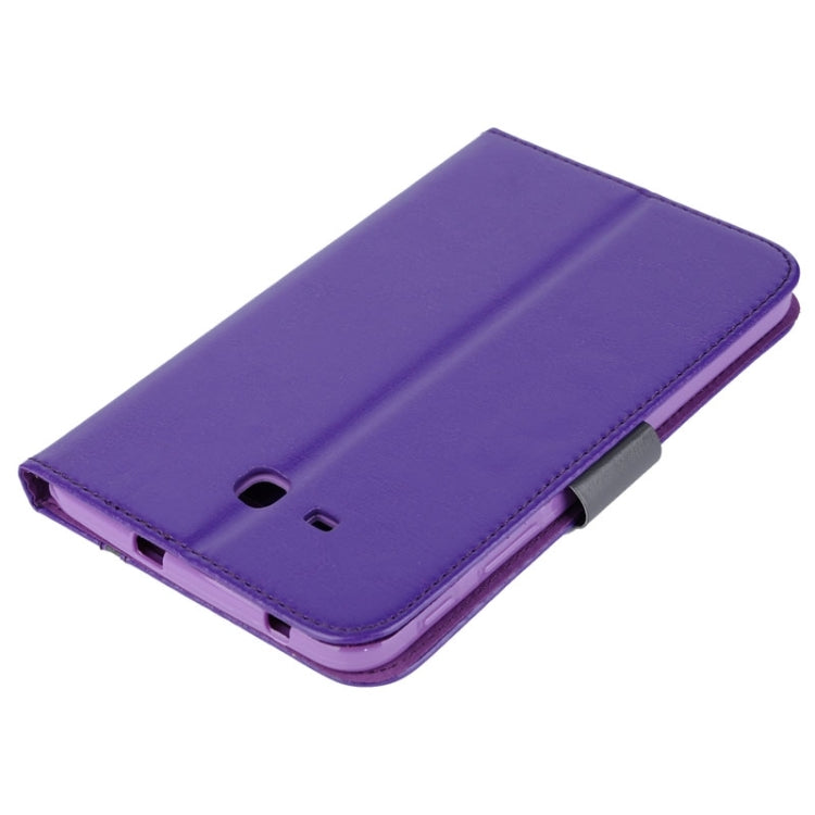 Horizontal Flip Leather Case with Holder & Buckle for Galaxy Tab 4 Lite T116