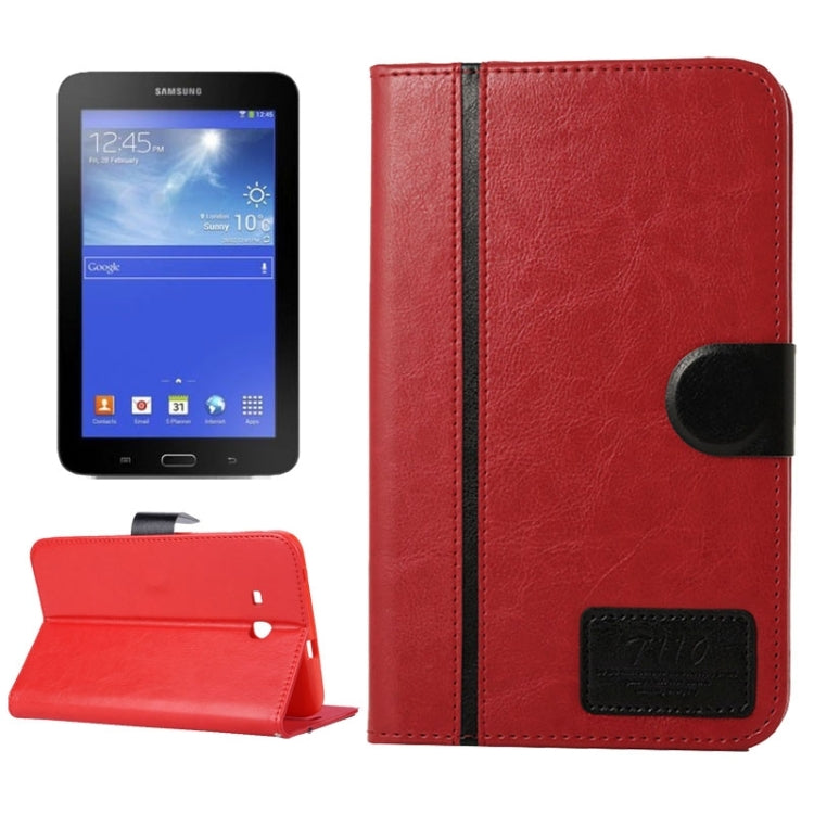 Horizontal Flip Leather Case with Holder & Buckle for Galaxy Tab 4 Lite T116