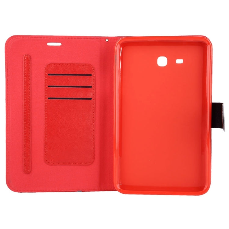 Horizontal Flip Leather Case with Holder & Buckle for Galaxy Tab 4 Lite T116