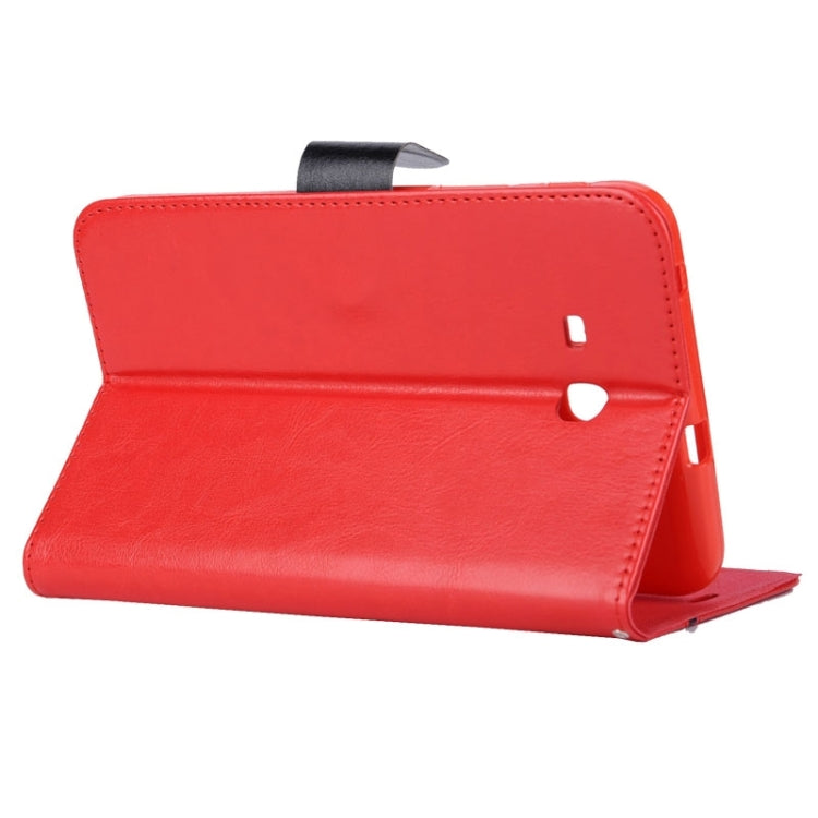 Horizontal Flip Leather Case with Holder & Buckle for Galaxy Tab 4 Lite T116