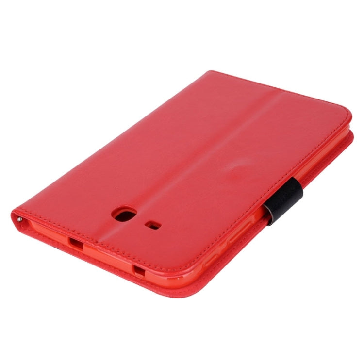 Horizontal Flip Leather Case with Holder & Buckle for Galaxy Tab 4 Lite T116