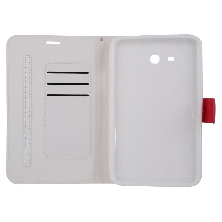 Horizontal Flip Leather Case with Holder & Buckle for Galaxy Tab 4 Lite T116