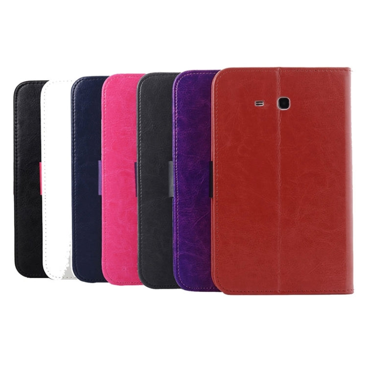 Horizontal Flip Leather Case with Holder & Buckle for Galaxy Tab 4 Lite T116